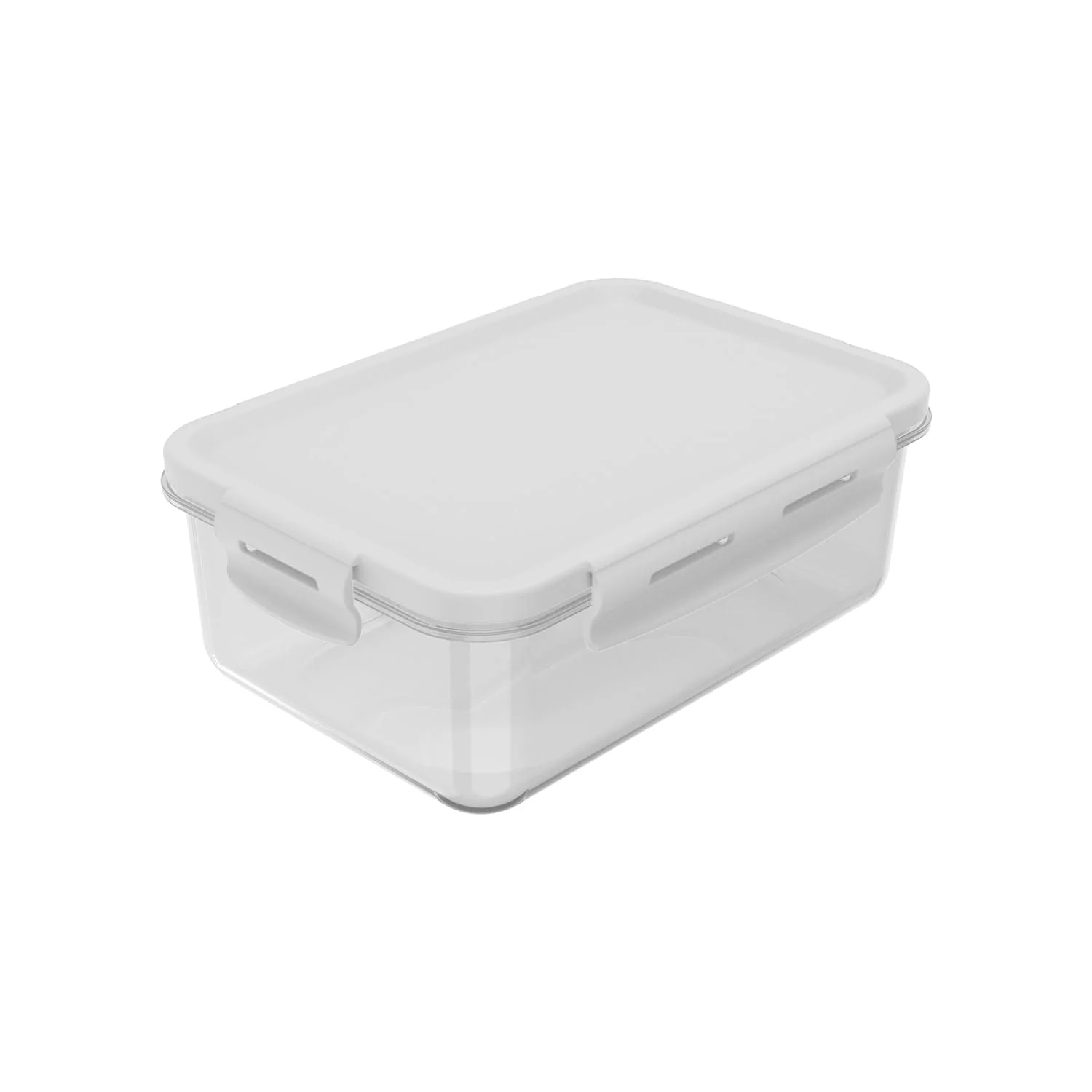 Pote organizador de geladeira retangular Ou 1280ml Linha Click